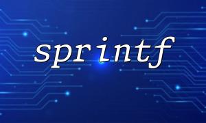 How to format strings and numbers using sprintf