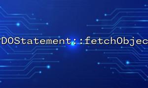 PDOStatement::fetchObject Compatibility Issues with PHP 5 and PHP 7