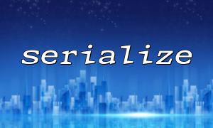 serialize vs. file system: How to read and write serialized data efficiently?