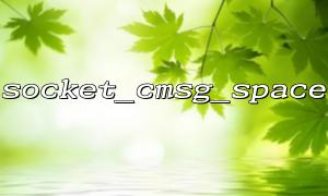 How to handle differences between different protocol families when using socket_cmsg_space?