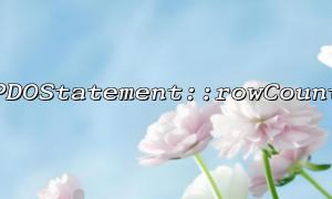 How to get the deleted data quantity through PDOStatement::rowCount when deleting in batches