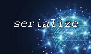How to deal with resource types (such as file handles) when using serialize?