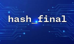 PHP hash_final Security best practices when processing user passwords