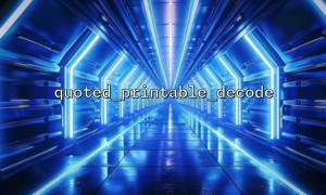 How to deal with special characters problems after decoding quoted_printable_decode