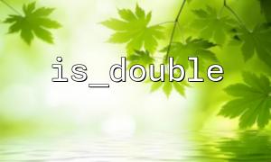 Why is_double(1) returns false? Understand type checking