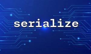 Mixed use scenarios and applications of serialize and json_encode