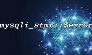 How to locate JOIN query errors with mysqli_stmt::$error