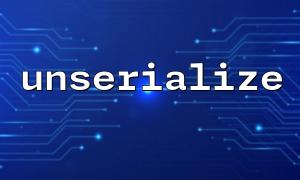Unserialize Problems that occur when it is incompatible with PHP version
