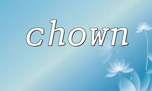 Common errors of chown function: What should I do if Operation not allowed?