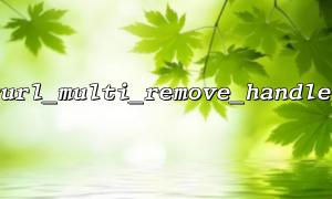 How to avoid memory leaks when using curl_multi_remove_handle