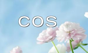 PHP COS 기능의 기본 사용에 대한 소개