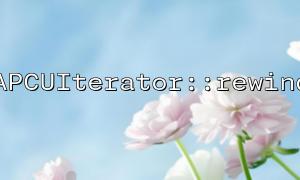 Apcuiterator :: Rewind 및 Apcu_delete를 사용하여 특정 캐시 키를 지우십시오