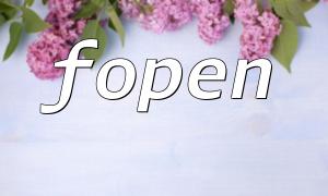 Lösung für Berechtigungsfehler beim Öffnen einer Datei mit FOPEN